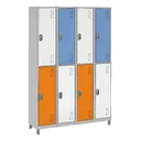Ver imagem 3 de Armário de Aço 8 Portas Grandes Locker Academia:preto