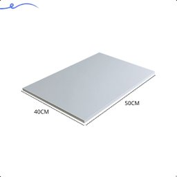 Kit 4 Prateleira Branca 50X40 Tampo Tabua Mdf  Organizadora Decoração Cozinha Quarto Banheiro Sala - 3