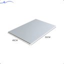 Ver imagem 3 de Kit 4 Prateleira Branca 50X40 Tampo Tabua Mdf  Organizadora Decoração Cozinha Quarto Banheiro Sala