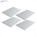 Ver imagem 2 de Kit 4 Prateleira Branca 50X40 Tampo Tabua Mdf  Organizadora Decoração Cozinha Quarto Banheiro Sala