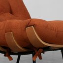 Ver imagem 5 de Poltrona Costela com Puff Botonê - Terracota