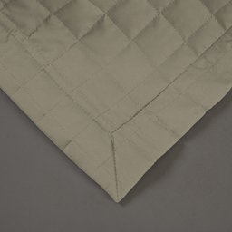 Kit Cobre Leito Colcha Bellini Queen Dupla Face Percal 300 Fios Textura Matelassê 3 Peças - Cáqui - 4