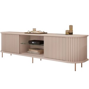 Rack para Sala de Estar Tv 75 Pol Atlantis D05 Off White - Lyam Decor