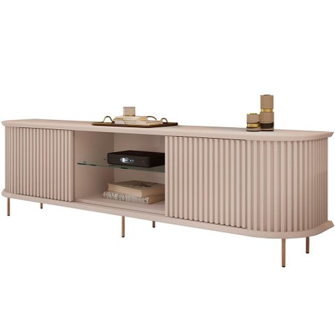 Rack para Sala de Estar Tv 75 Pol Atlantis D05 Off White - Lyam Decor