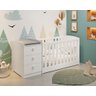 Berço Multifuncional 3 em 1 Atlanta - Reller:branco Brilho - 1