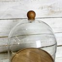 Ver imagem 3 de Porta Panetone Base/pitoco de Madeira e Redoma de Vidro 500g