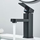 Ver imagem 2 de Torneira de Banheiro Gourmet Preto Fosco Água Fria Fc-138
