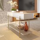 Ver mais imagens de Aparador para Sala de Jantar Sena 136 Cm Pes Metal Off White Matte Freijo Clb