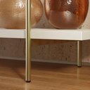 Ver imagem 7 de Aparador para Sala de Jantar Sena 136 Cm Pes Metal Off White Matte Freijo Clb