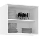 Ver imagem 2 de Armário Aéreo 70 Cm 2 Portas Dora Luciane Móveis Branco Supremo Bp