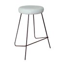 Ver imagem 1 de Banqueta Banco Aço Média Cozinha Bar Balcão Bistrô Sala 63cm:offwhite