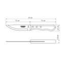 Ver imagem 4 de Kit Jogo para Churrasco Tramontina Dynamic com Lamina em Aço Inox e Cabo de Madeira 24 Peças