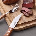 Ver imagem 7 de Kit Jogo para Churrasco Tramontina Dynamic com Lamina em Aço Inox e Cabo de Madeira 24 Peças