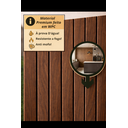 Ver imagem 5 de Painel Ripado Wpc Freijó 290x25cm 10mm - Revestimento Decorativo Parede Sala Quarto