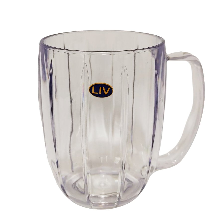Caneca Acrílica Cristal Liv 750ML Transparente Paramount - 3