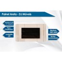 Ver imagem 4 de Estante P/ Sala até 75 Pol Areta C/ Led e Nicho 218x189cm Off White - Dj Móveis