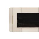 Ver mais imagens de Estante P/ Sala até 75 Pol Areta C/ Led e Nicho 218x189cm Off White - Dj Móveis