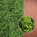 Ver imagem 5 de 21 Painéis Verdes Artificiais Folhagem Mista Premium 60x40cm Ideal para Parede Verde e Muro Inglês