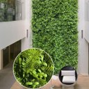 Ver imagem 1 de 21 Painéis Verdes Artificiais Folhagem Mista Premium 60x40cm Ideal para Parede Verde e Muro Inglês