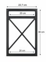 Ver imagem 4 de Kit 2 Suporte para Prateleira Estilo Industrial PP Reforçado