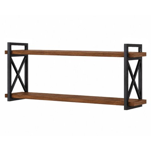 Kit 2 Suporte para Prateleira Estilo Industrial PP Reforçado
