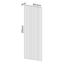 Ver imagem 3 de Painel Ripado em Mdf 89,5x250 Cm Freijó Pa74jj Dalla Costa