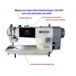 Singer Reta Corte de Linha Direct Drive-114g20cf - 7