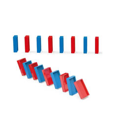 Empilha Dominó C/ Luz Som e Efeito Fumaça 80 Pçs - DMToys - 4