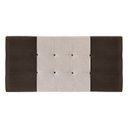 Ver imagem 1 de Cabeceira Casal Queen Jbe Moveis Nina 164cm Marrom/Bege Para Cama Box 158cm Decoração Quarto