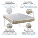 Ver imagem 4 de Colchão para Cama de Casal de Mola Ensacada Firme Enrolado À Vácuo 138CMX188CMX24CM Dreams Roll