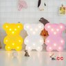Kit 2 Luminária Led Abajur Urso Decoração Festa Infantil - 9