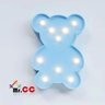 Kit 2 Luminária Led Abajur Urso Decoração Festa Infantil - 6
