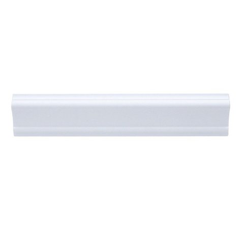 Kit com 3 Barras Rodameio de Poliestireno 3,7CMX15MM Liso 7,2m Branco Riplain