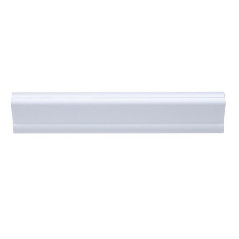 Kit com 10 Barras Rodameio de Poliestireno 3,7CMX15MM Liso 24m Branco Riplain