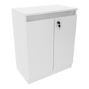 Ver imagem 3 de Armário Alto Me4110 e Armário Balcão Me4149 para Escritório Branco - Tecnomobili