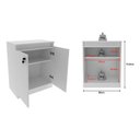 Ver imagem 2 de Armário Alto Me4110 e Armário Balcão Me4149 para Escritório Branco - Tecnomobili