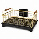 Ver imagem 5 de Escorredor de Louças Dourado Escovado Aço Inox 304 Goldenx