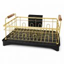 Ver imagem 4 de Escorredor de Louças Dourado Escovado Aço Inox 304 Goldenx
