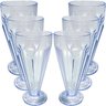Conj 6 Taça Sorvete Milk Shake Sobremesa Acrílico 400ml Trans - 1