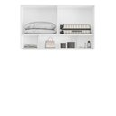 Ver imagem 3 de Armário Aéreo Modulado para Quarto 4 Portas 150cm 100% MDF Trend Altezza