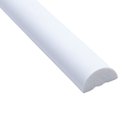 Ver imagem 1 de Kit com 5 Barras Rodameio de Poliestireno 2,5CMX13MM Liso 12m Branco Riplain