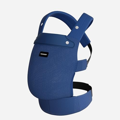 Momcozy Canguru Ergonom. Air Mesh Azul, Suporte Lombar P/ 3-24 Meses - 9