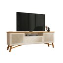 Ver imagem 3 de Rack / Bancada DAR Bélissimo Portas Com Acabamento em Rattan Porta Central com Pistão a Gás Modelo R