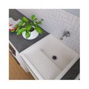 Ver imagem 2 de Kit 3 Torneiras Maquina de Lavar em Metal Cromada Alavanca