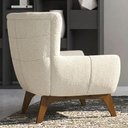 Ver imagem 6 de Poltrona Decorativa Malta Base Madeira Boucle Tce 1010 Moll