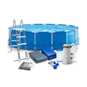 Ver imagem 1 de Piscina Circular de Armação de Metal Ultra 16.805 Litros com Bomba Filtro Intex
