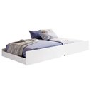 Ver imagem 2 de Cama Auxiliar Solteiro 188,6x93x23,5 cm Luna Branco