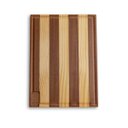 Ver imagem 1 de Tábua de Churrasco 42x30x1,6cm para Cozinhar Cortar Servir Queijos com Rebaixo para Suco