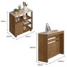 Conjunto Completo para Área Gourmet Cedro Gold Celta Moveis - 4