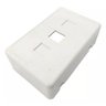 Porta Equip 3 Rj45 Keystone S/ Colar Branco Dt-6224200 - 1